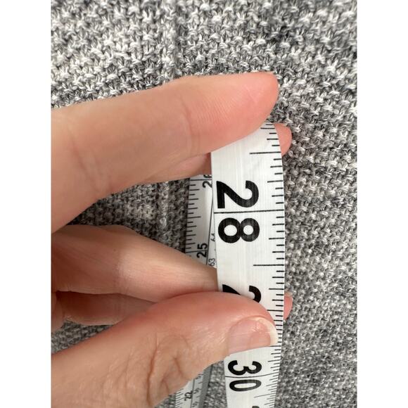 GAP Hoodie Sweater Womens Small Gray Tunic Knit Cotton Cozy Casual Drawstring - Picture 5 of 6